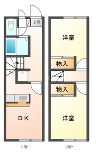 愛知県豊川市一宮町宮前【アパート】の間取り