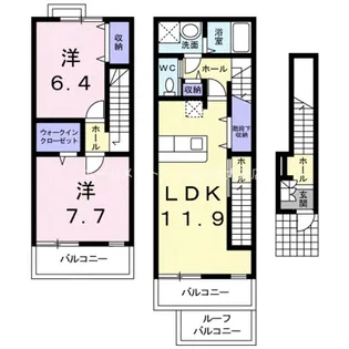 フィオーレ【2階】の間取り
