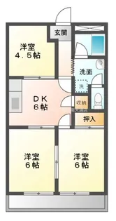 コーポIZUMI【105号室】の間取り
