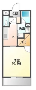 1Kの間取り画像