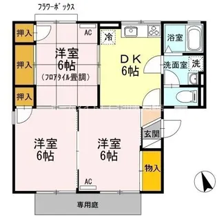 セジュール昴 A【1階】の間取り