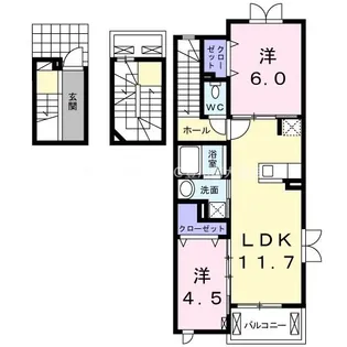 germer I【3階】の間取り