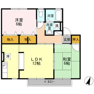 ヴィラ・ロワイヤル 壱番館【2階】の間取り