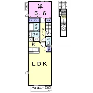 ネオ フレージュI【2階】の間取り