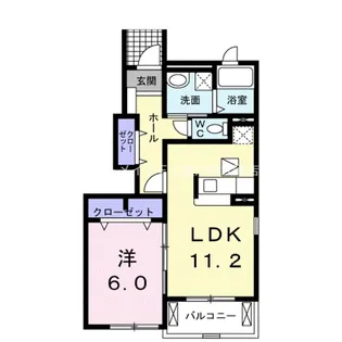 アンジュ【1階】の間取り