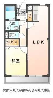 グランビア牛久保【2階】の間取り