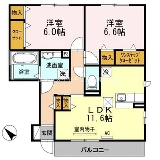 スペリアージュ【1階】の間取り