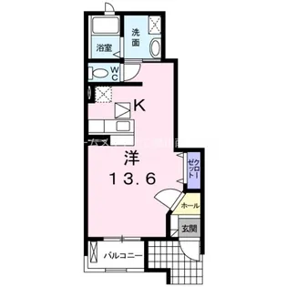 ミニョン光輝【1階】の間取り