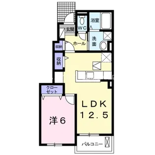 サニーヒルズ・EH【1階】の間取り