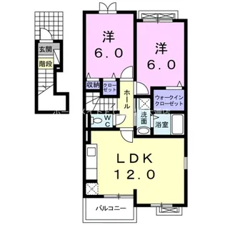 ライグッドI【2階】の間取り