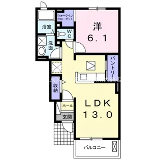 グラン・アルカンシエル【1階】の間取り