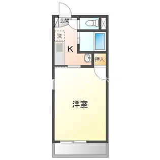 SUNNY MALL K【2階】の間取り