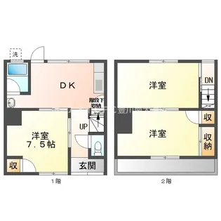 今泉メゾネット【B号室】の間取り