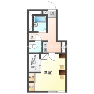 レオパレス未来【102号室】の間取り