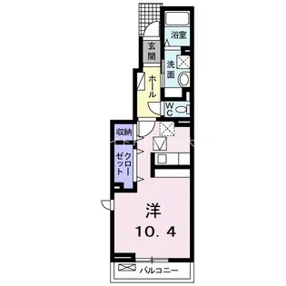 フルール美都【1階】の間取り