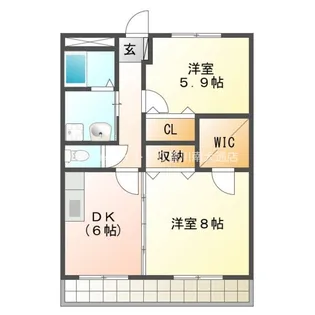 ブロードタウン大崎B棟【1階】の間取り