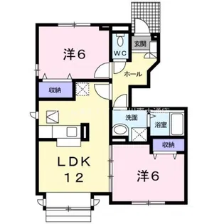 メゾン・アラモードⅡ【1階】の間取り