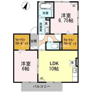グレースメゾン国府【2階】の間取り