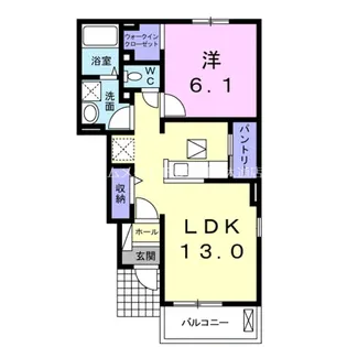 francI【1階】の間取り