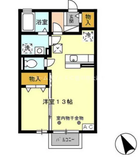 愛知県豊川市新豊町2丁目【アパート】の間取り