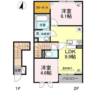 ステラ【2階】の間取り