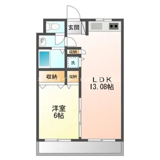 アーバンハイムINA【105号室】の間取り