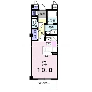 ヴェルーチェ蔵子【1階】の間取り
