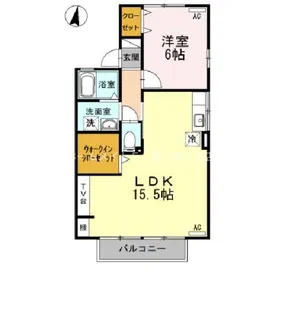プレミール ソシア C【2階】の間取り