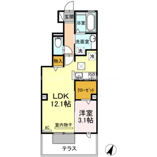 銀杏【1階】の間取り