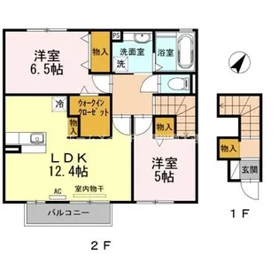 Florence【2階】の間取り