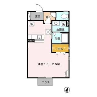 青空荘【1階】の間取り
