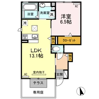 アルシオネ Ⅱ【1階】の間取り