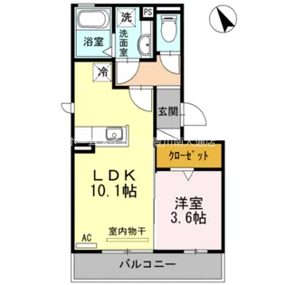 エスペランサ C棟【3階】の間取り