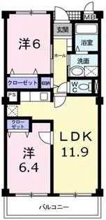 グラディオ10【2階】の間取り
