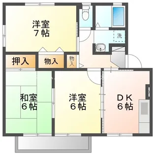 ノース・ベル【2階】の間取り