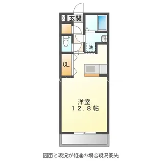 ビアンシュール美園【3階】の間取り