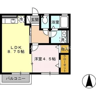 モナリエローザ【2階】の間取り