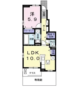 レジデンス【1階】の間取り