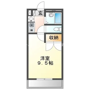 Mh*Arc市田【204号室】の間取り