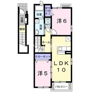 サン・ヒルズ【2階】の間取り