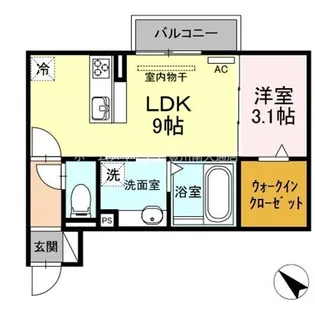 ベルク【2階】の間取り
