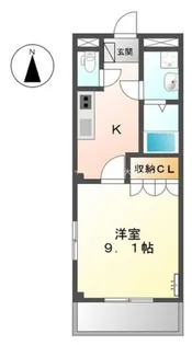 ソレイユⅡ番館【207号室】の間取り