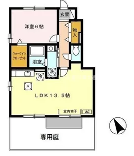 グランモア新豊 B棟【1階】の間取り