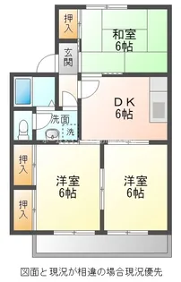セジュール東曙A棟【1階】の間取り