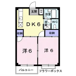 セントラルハイツ【2階】の間取り