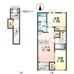 リアン蔵子【2階】の間取り