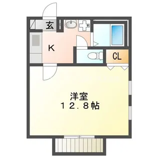Berg平岡【101号室】の間取り