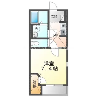レオネクスト瑠璃【101号室】の間取り
