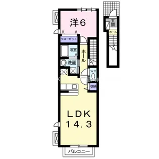 M、S Apartment【2階】の間取り