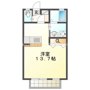 サンパティーク・トキワ【2階】の間取り